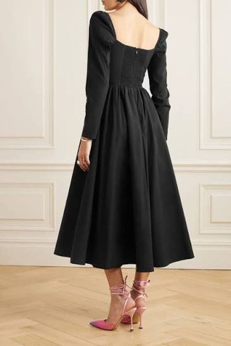 REFORMATION Elly Shirred Organic Cotton Tulle Midi Dress NWT 0 XXS XS $278